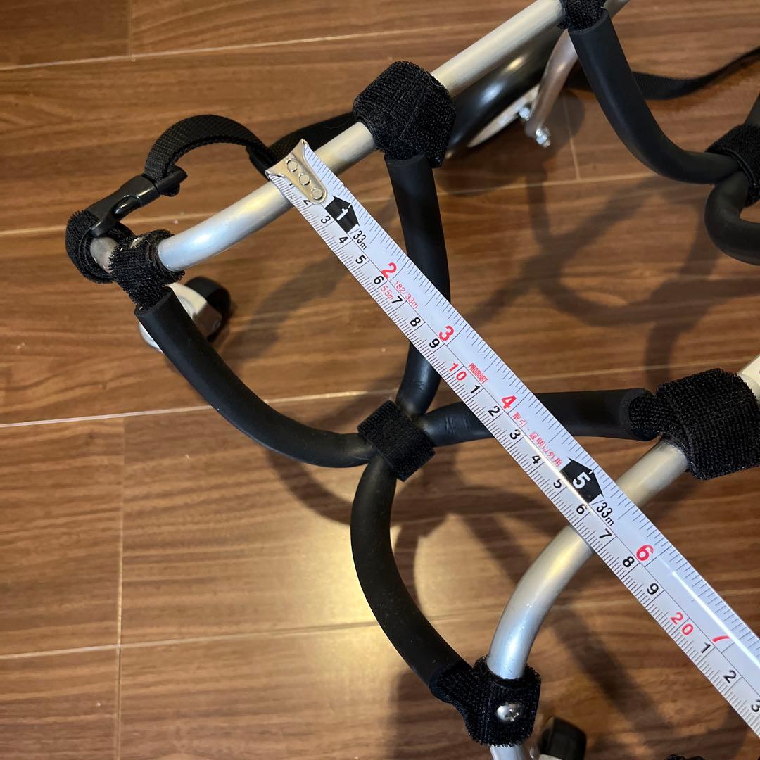 試着のみの未使用✳︎ ポチの車イス アルミニウム製 犬用　小型犬　シルバー　軽量