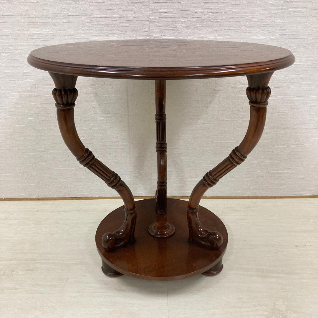 イタリア　象嵌　カフェテーブル ラウンドテーブル　ダイニングテーブル　サイド