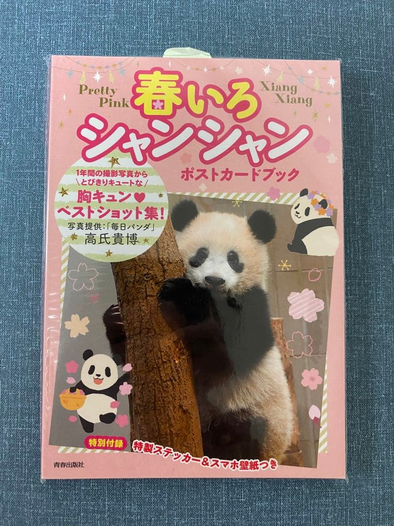 シャンシャンポストカードブック5册（新品未開封）