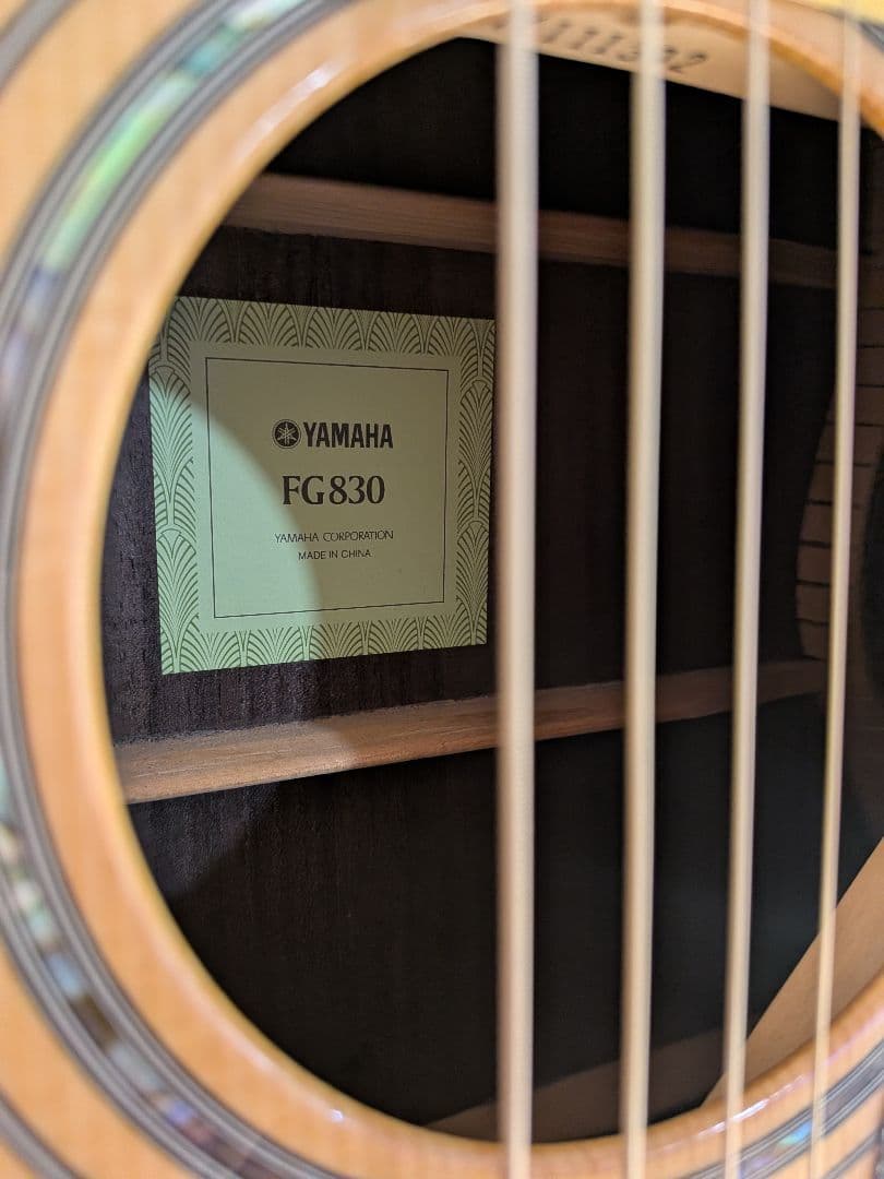 YAMAHA FG830 アコースティックギター　消音器2種付き