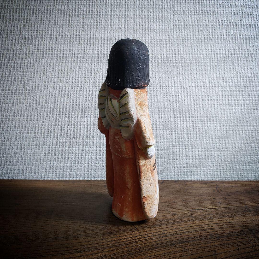 土人形 市松人形 戦前 大正ロマン 昭和レトロ アンティーク 和服 着物 民芸品