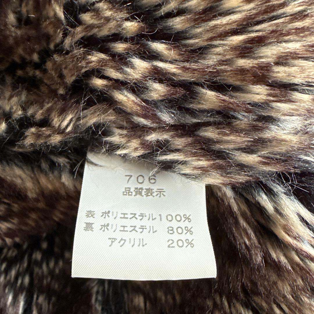 SHELLAC ブラックファー襟 ロングコート