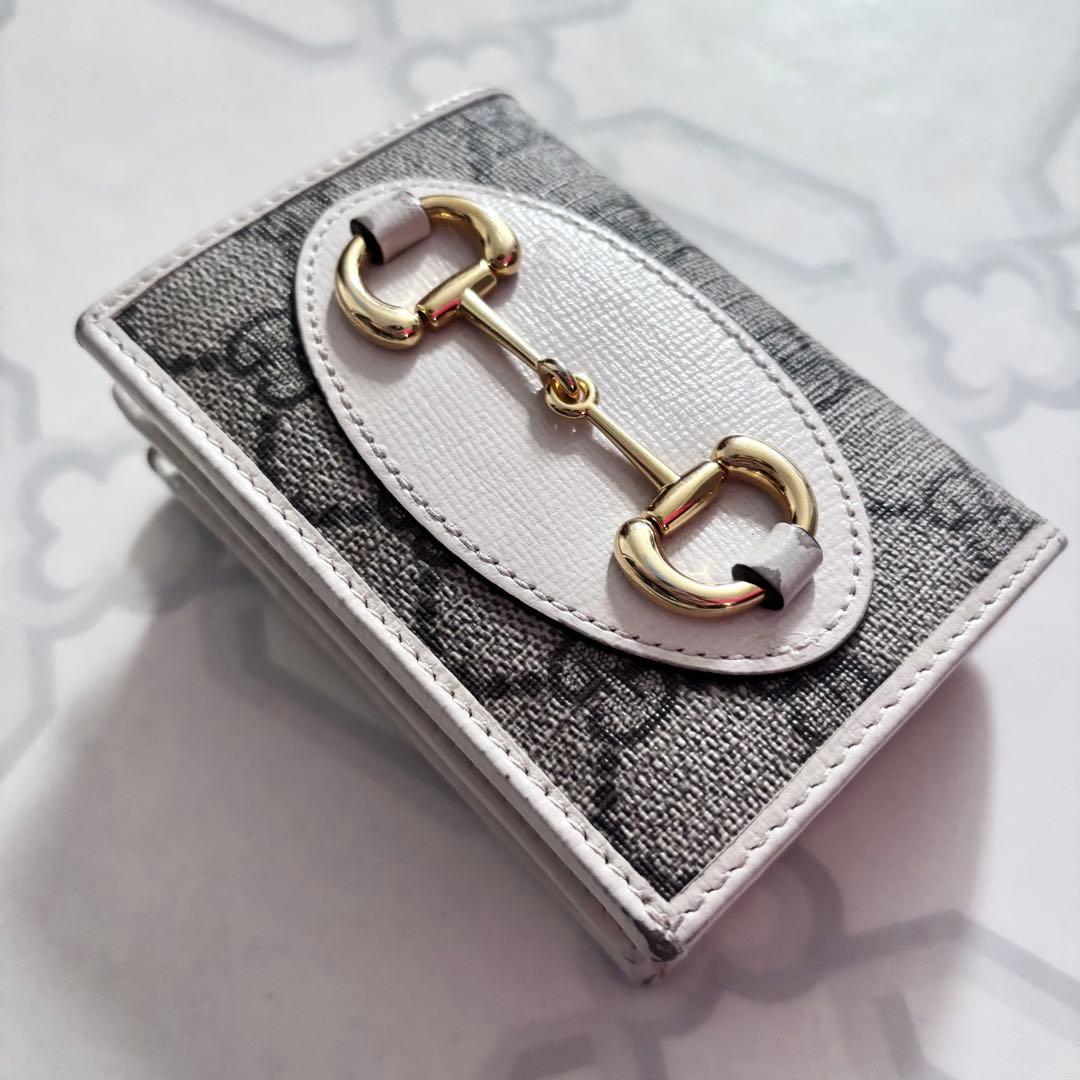 【おーちー】グッチ ホースビット 1955 カードケース ウォレット