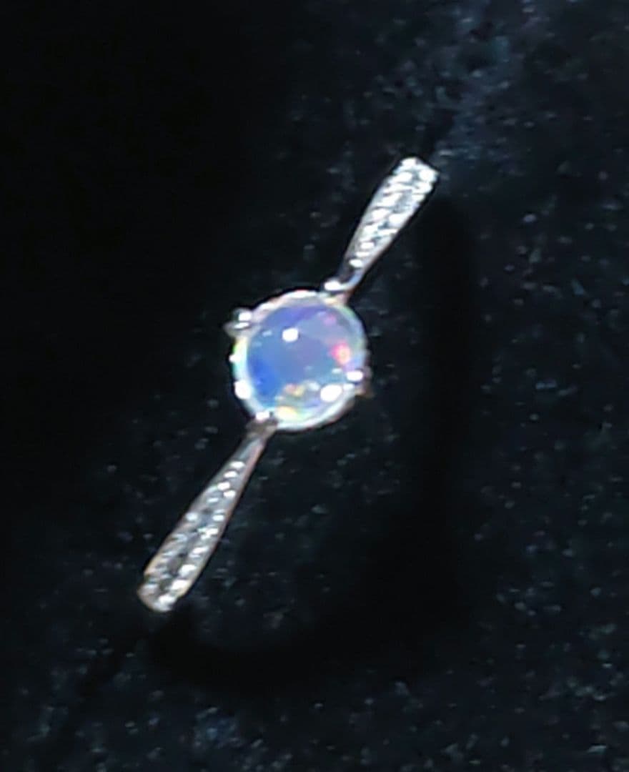 極ネオン　メキシコ産ウォーターオパール　925SV