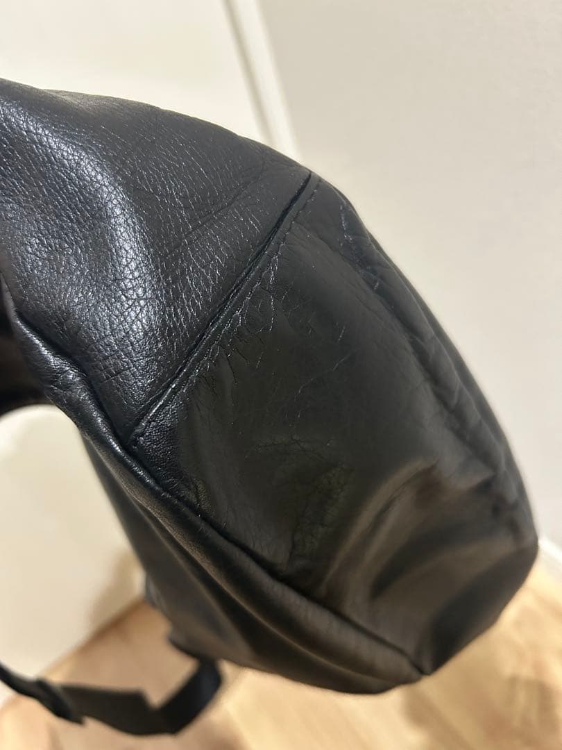 美品　russet ソフトレザーラウンドビッグショルダーバック