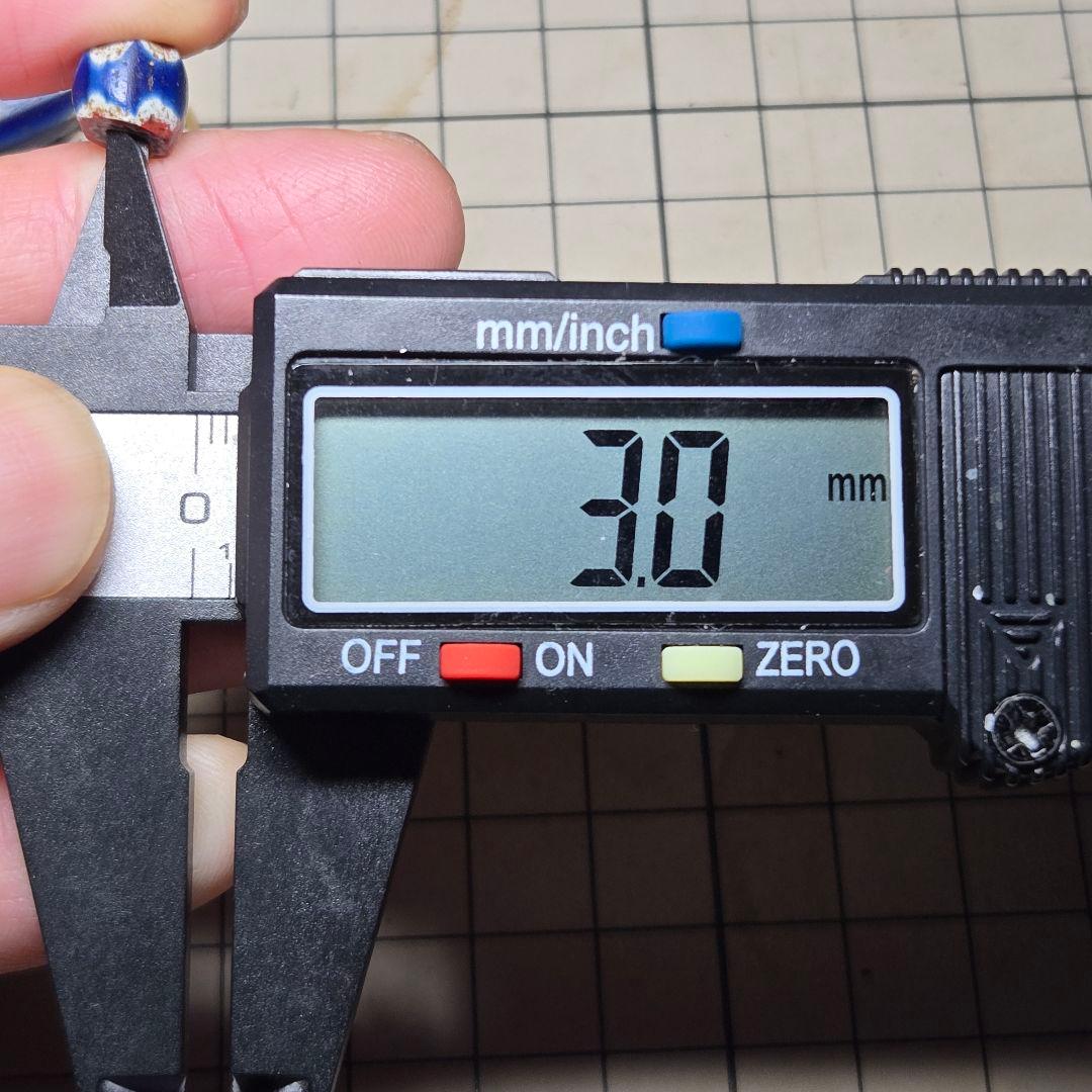 稀少　小粒　7層シェブロンビーズ　goro's等のカスタムに 2