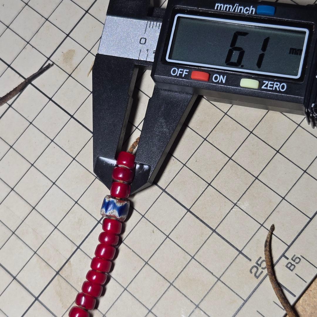 稀少　小粒　7層シェブロンビーズ　goro's等のカスタムに 2