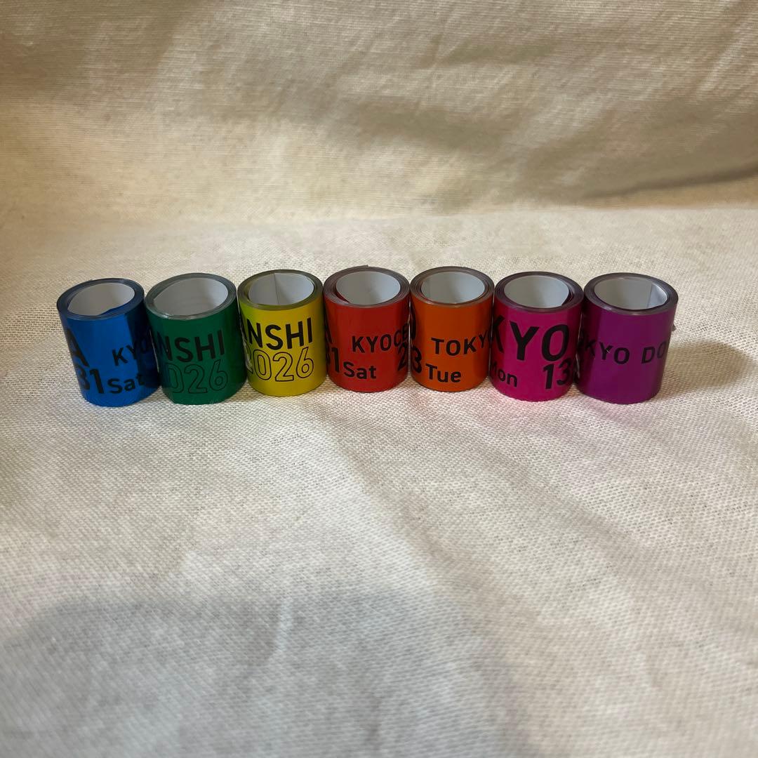 なにわ男子Voyage銀テープフル 7本