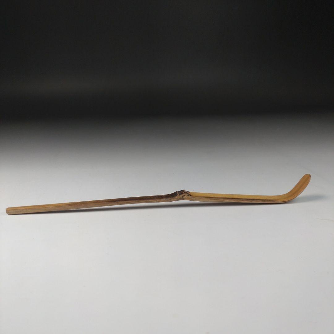 ウ39 茶杓『大徳寺　小林太玄　極箱』『銘　八千代』『しみ竹　共箱』茶道具