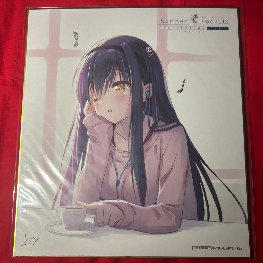 サマーポケッツ しろは 識 鴎 色紙　サマポケ