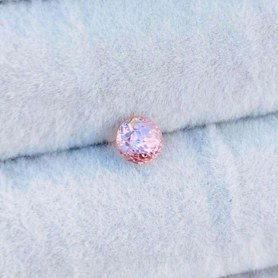 天然石　ピンクジルコン　ルース　天然石リング