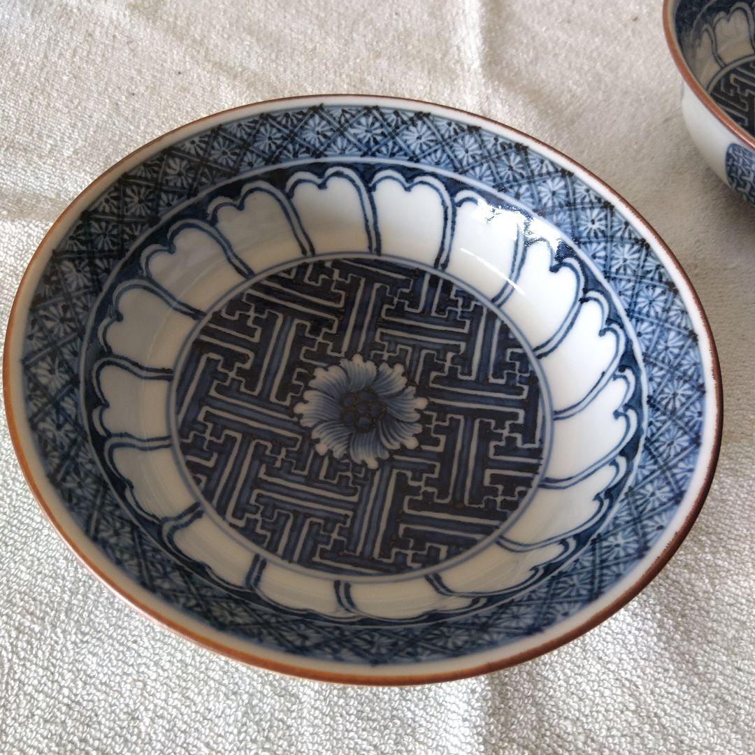 規窯　染付祥瑞小鉢