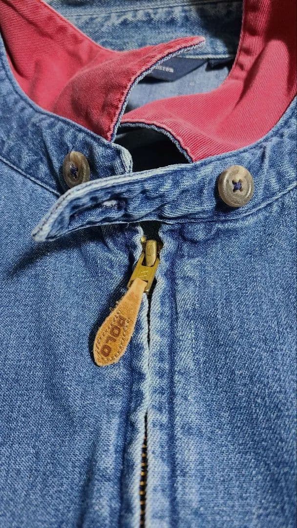 古着　ポロラルフローレン　80s.90sスイングトップ デニムジャケット　USA