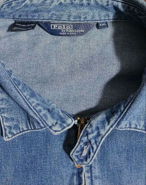 古着　ポロラルフローレン　80s.90sスイングトップ デニムジャケット　USA