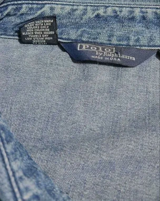 古着　ポロラルフローレン　80s.90sスイングトップ デニムジャケット　USA