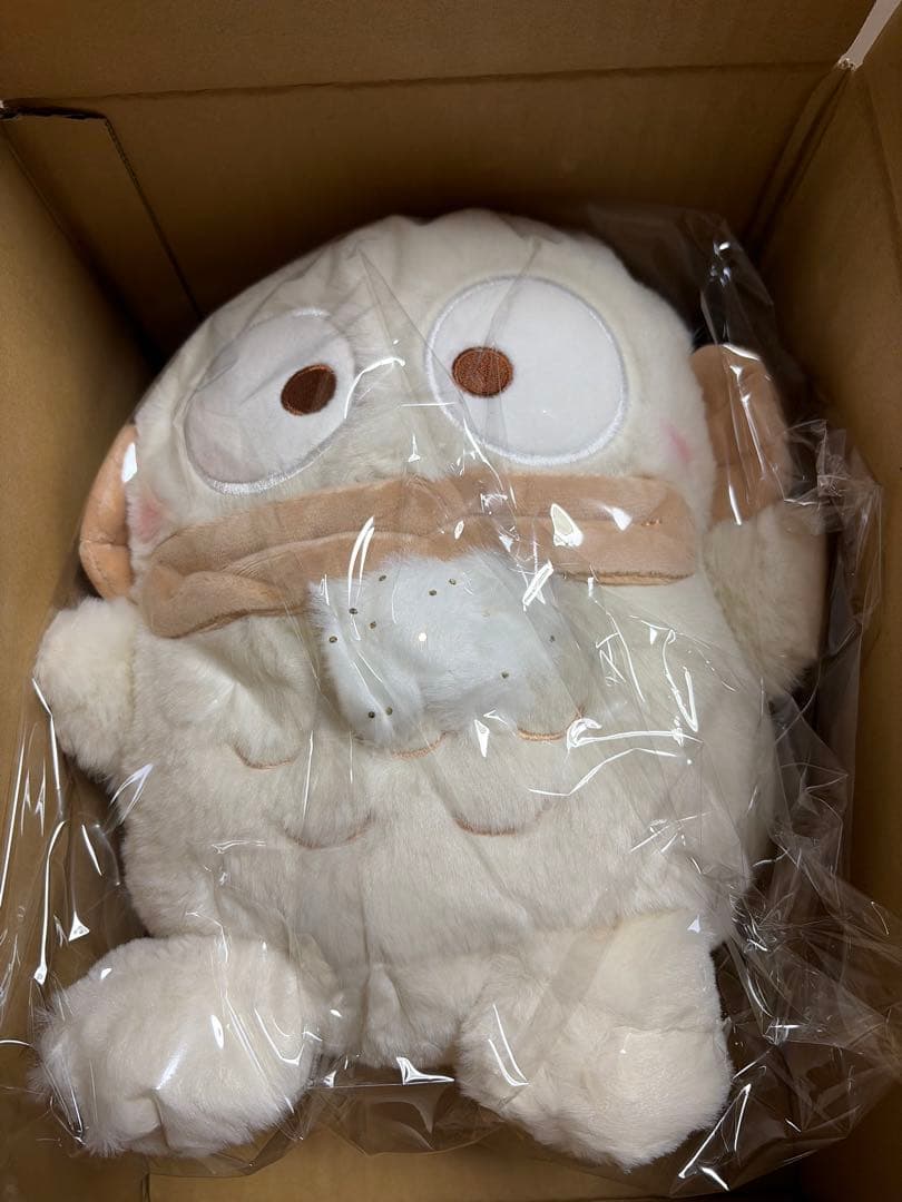 サンリオ　ホワイトデザインシリーズ　ぬいぐるみ　ハンギョドンMサイズ　新品未開封