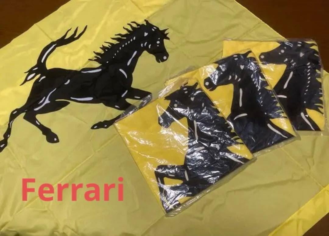フェラーリ　オフィシャルイエローフラッグ4枚