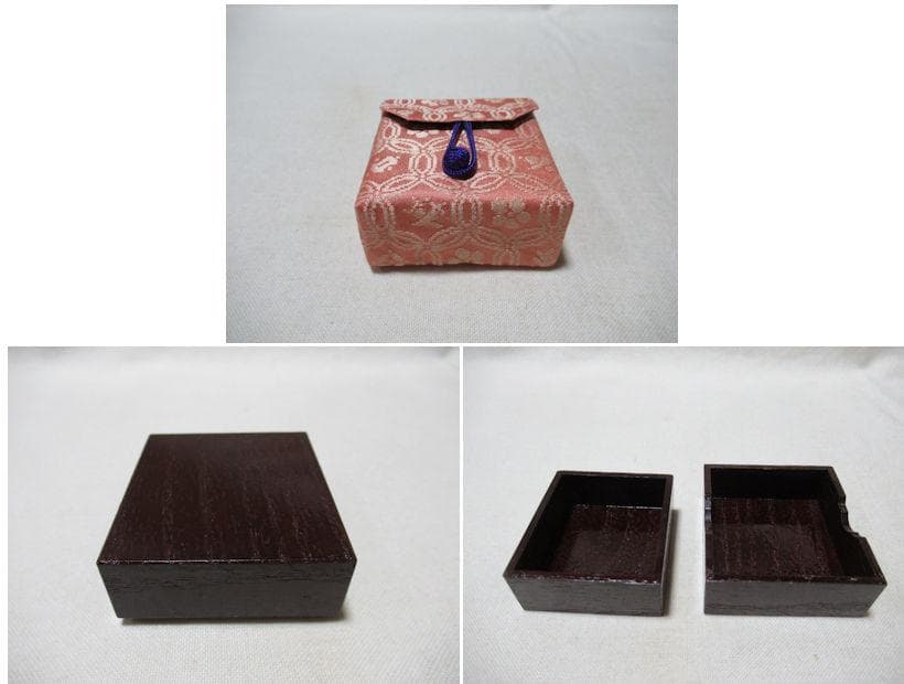 御所籠　銘あり　中の道具皆揃い　合わせ箱