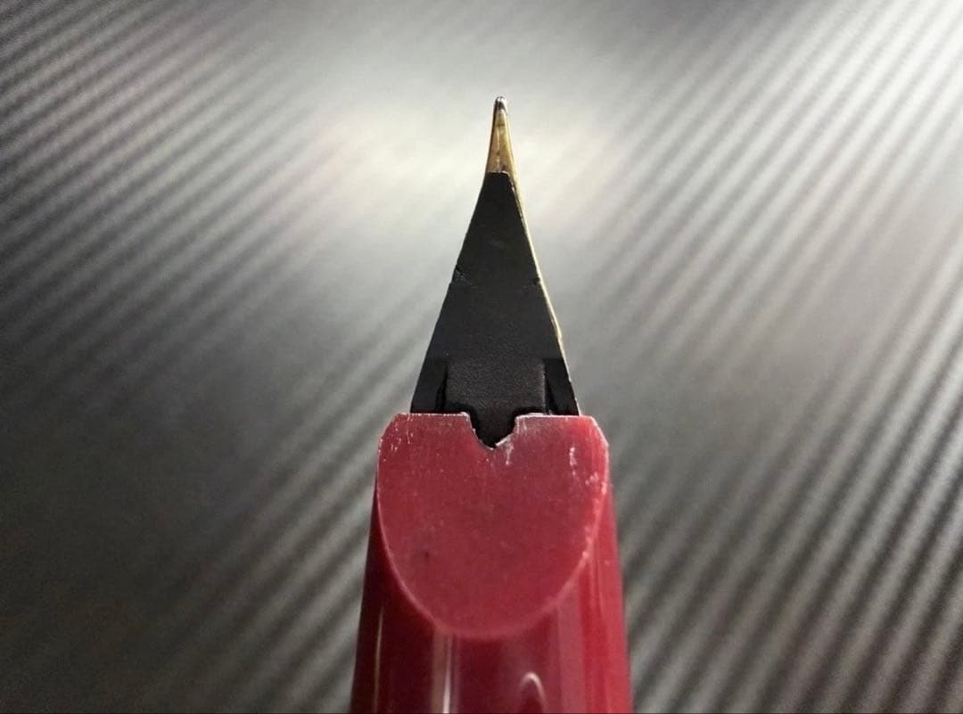 極美品 モンブラン クラシック 万年筆 ボルドー EF 極細字