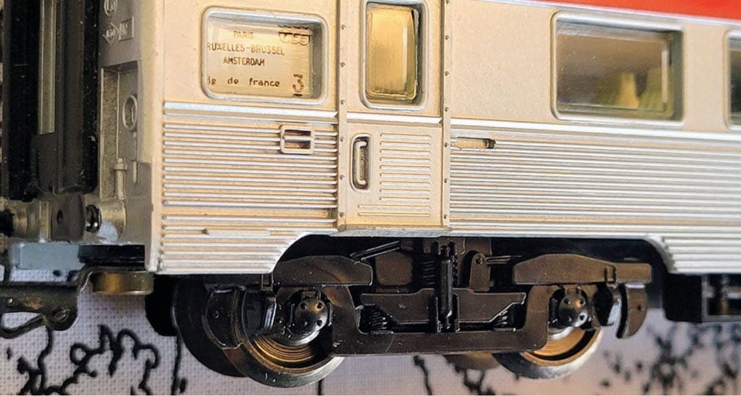 HOゲージ　TEE（トランス・ヨーロッパ・エクスプレス）車両6両セットJOUEF