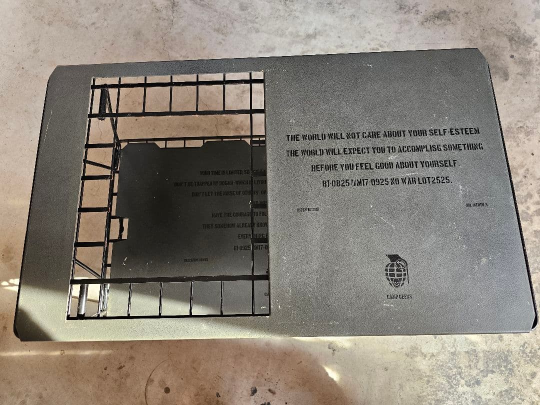 キャンプギークス　フィールドラック天板　ユニフレーム