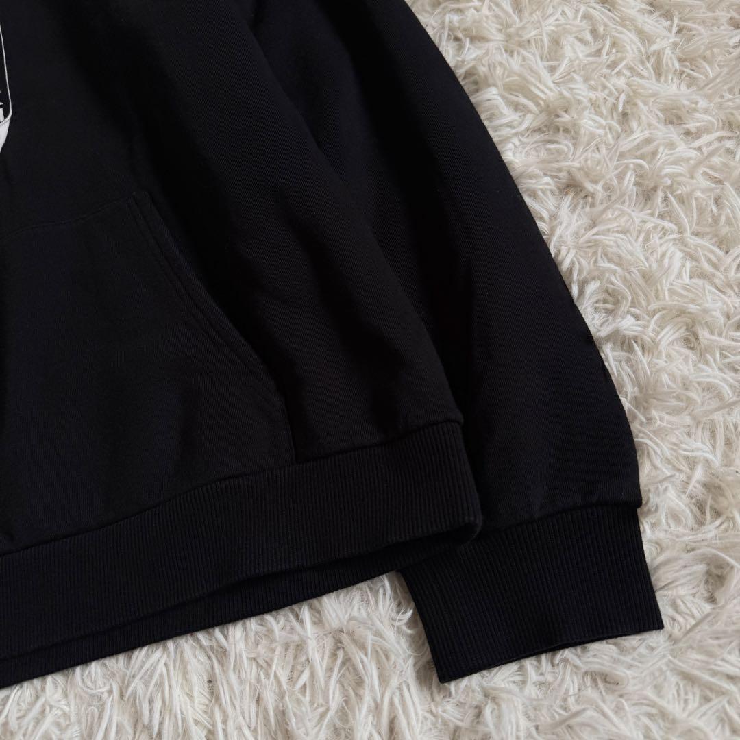 美品　現行　セリーヌ　パーカー　ブラック　Lサイズ　フード　長袖
