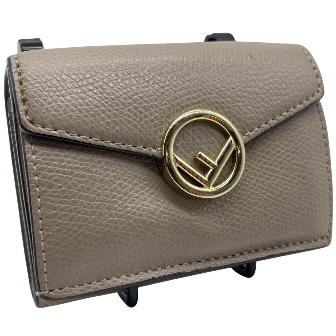 FENDI フェンディ　ズッカロゴ　スモールウォレット　三つ折り財布　付属品完備