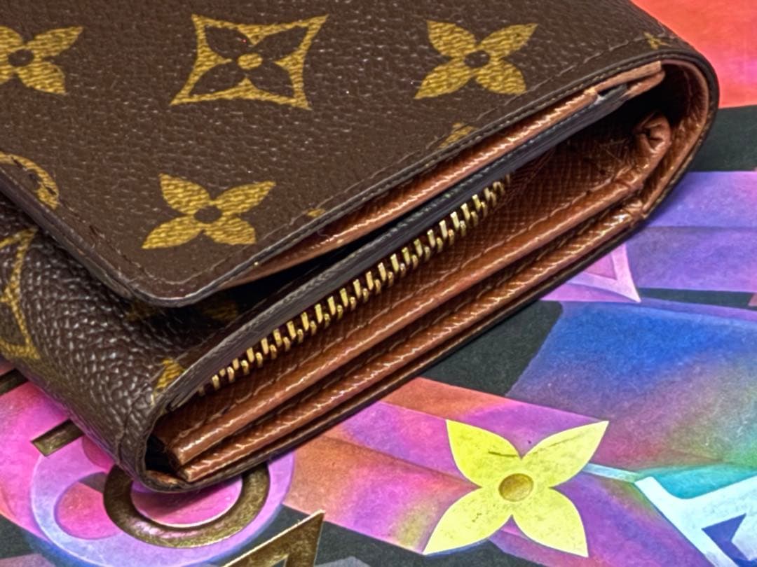 良品！ルイヴィトン　ポルトモネ・ビエ・トレゾール　L字型ファスナー財布