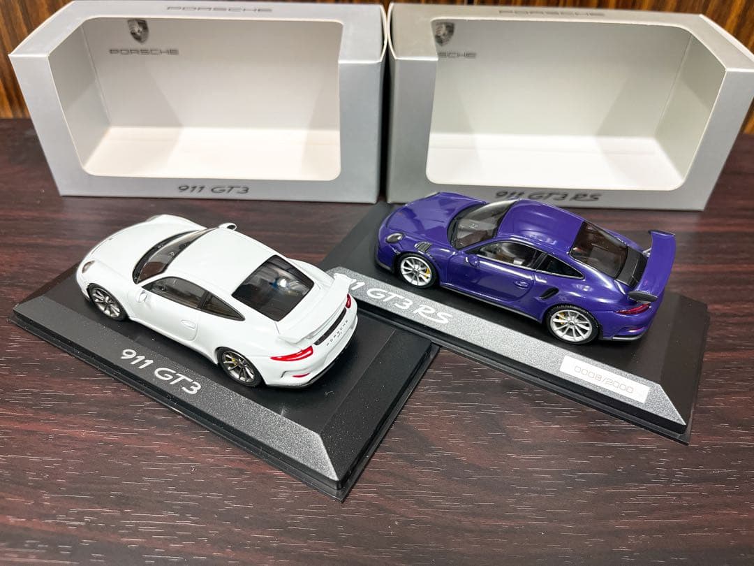 911 GT3 & 911 GT3 RS ミニカーセット レア限定品