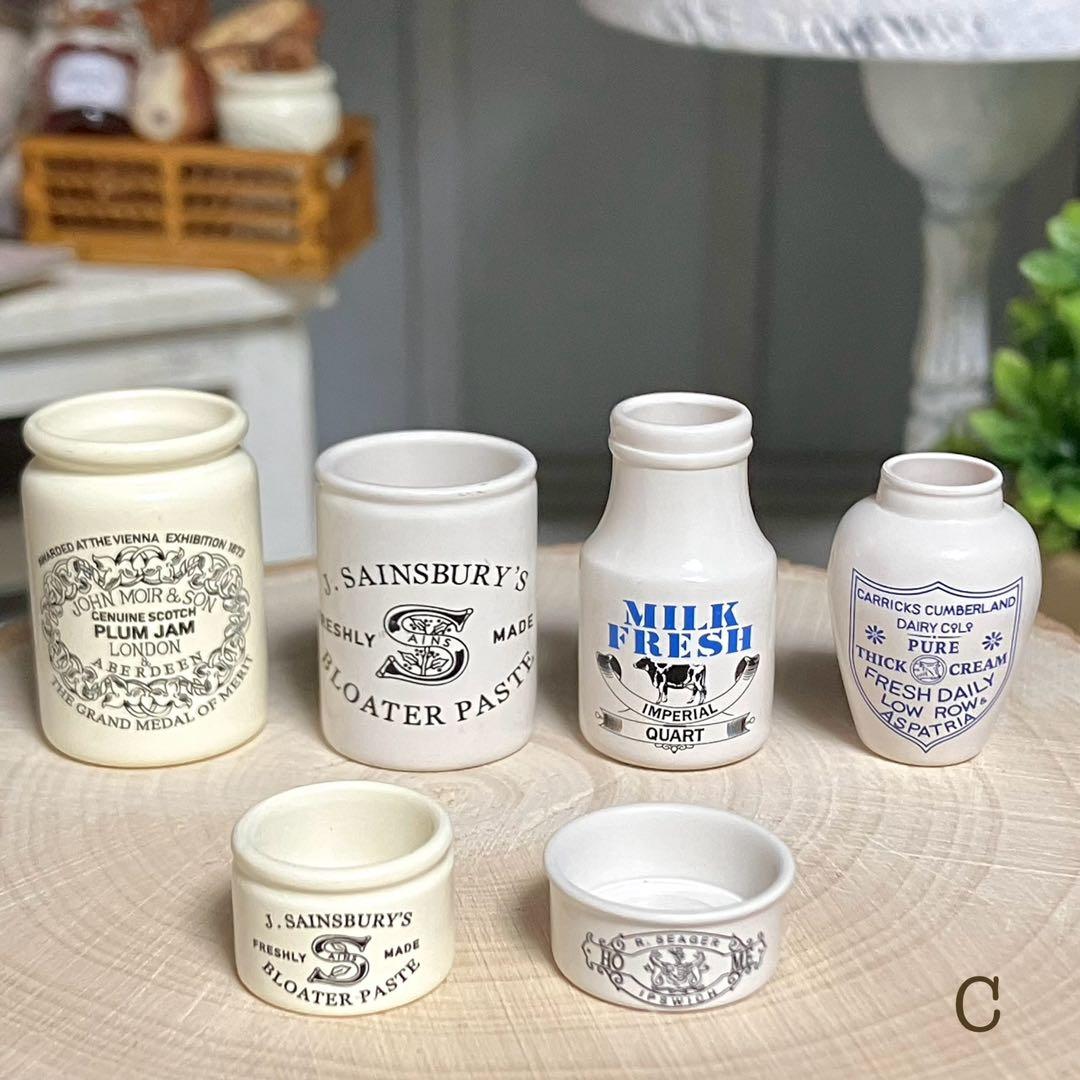 専用ページ　ご確認用　ミニチュアキッチン雑貨　キャニスター、ポット　西洋雑貨