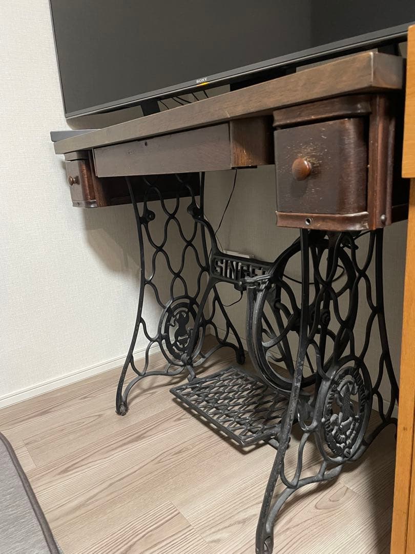 singer ミシン　ビンテージ　 アイアンテーブル