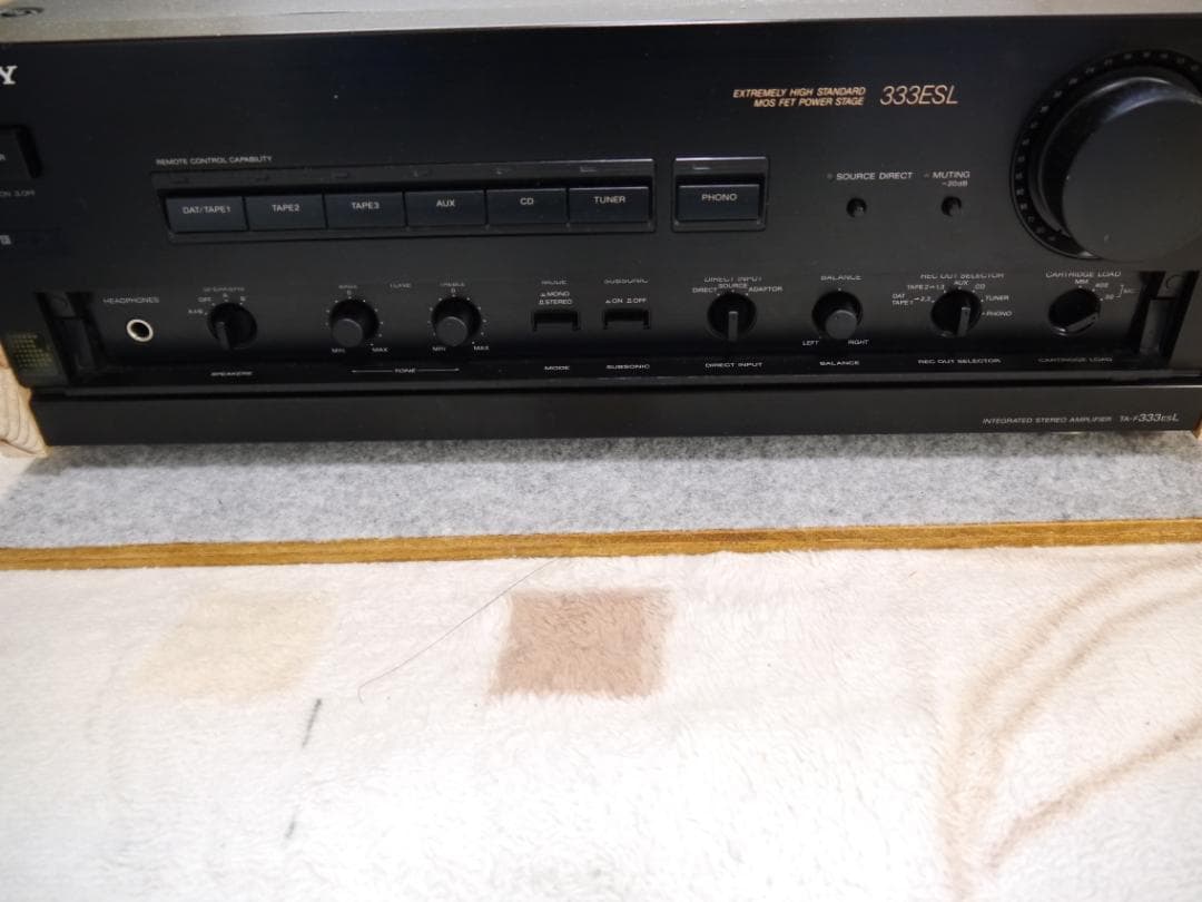 SONYプリメインアンプ　TA-F333 ESL　メンテ整備　動作品