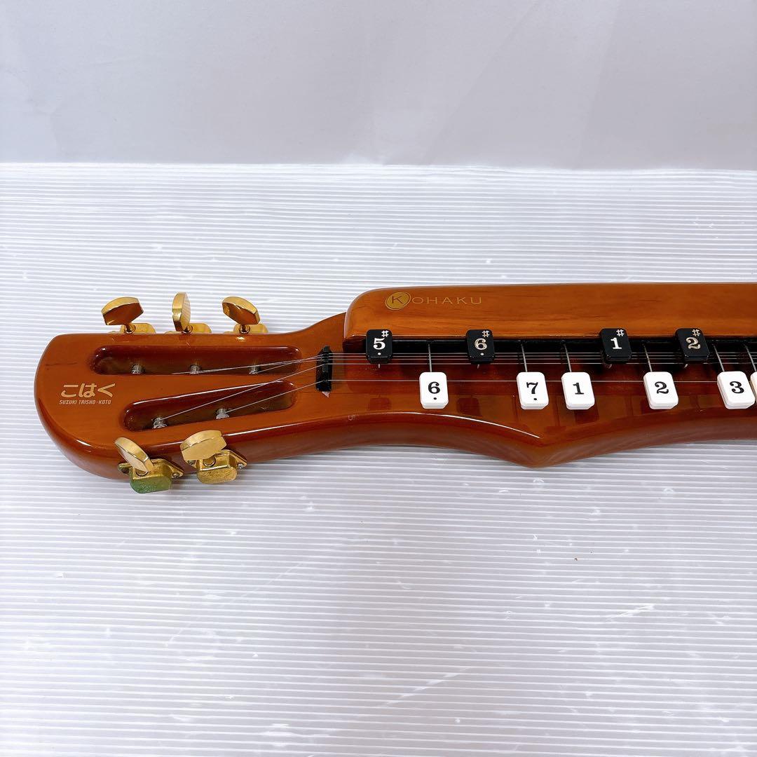 【美品】SUZUKI スズキ 電気大正琴 ソプラノ こはく CHK-1