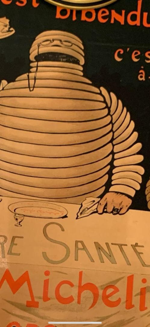 1900 年のミシュランタイヤ オリジナルポスター ビバンダムの作者、