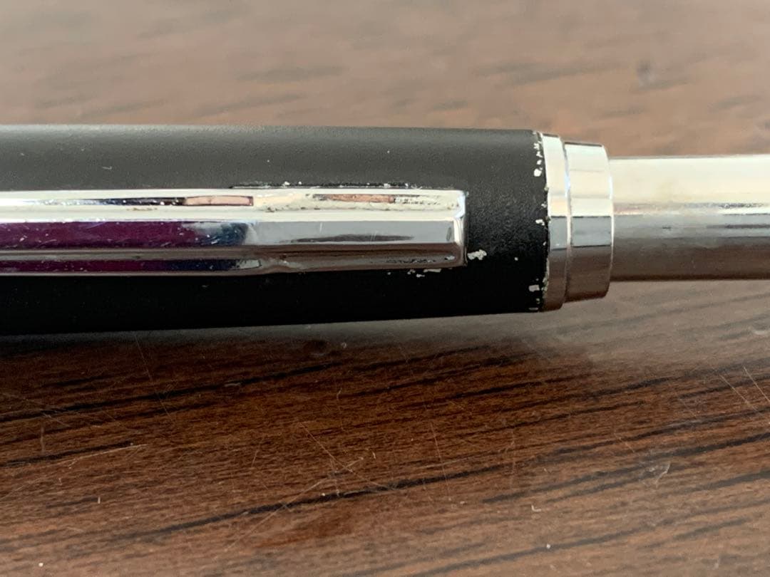 【廃盤】レア　昭和レトロ　三菱　0.3 ダブルノックシャーペン　ペン先収納式