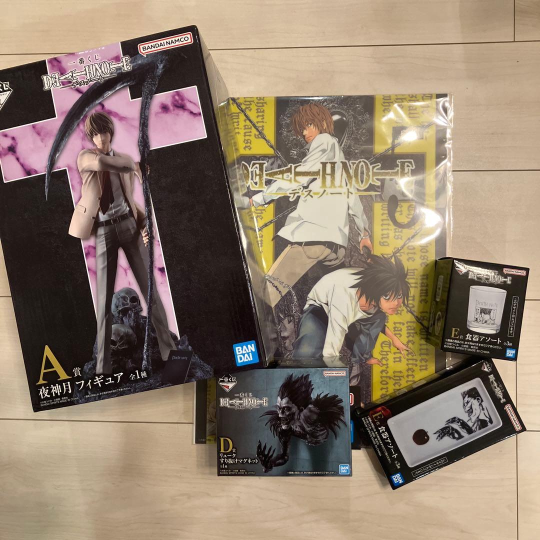 一番くじ　デスノート　Ａ賞 夜神月フィギュア　セット