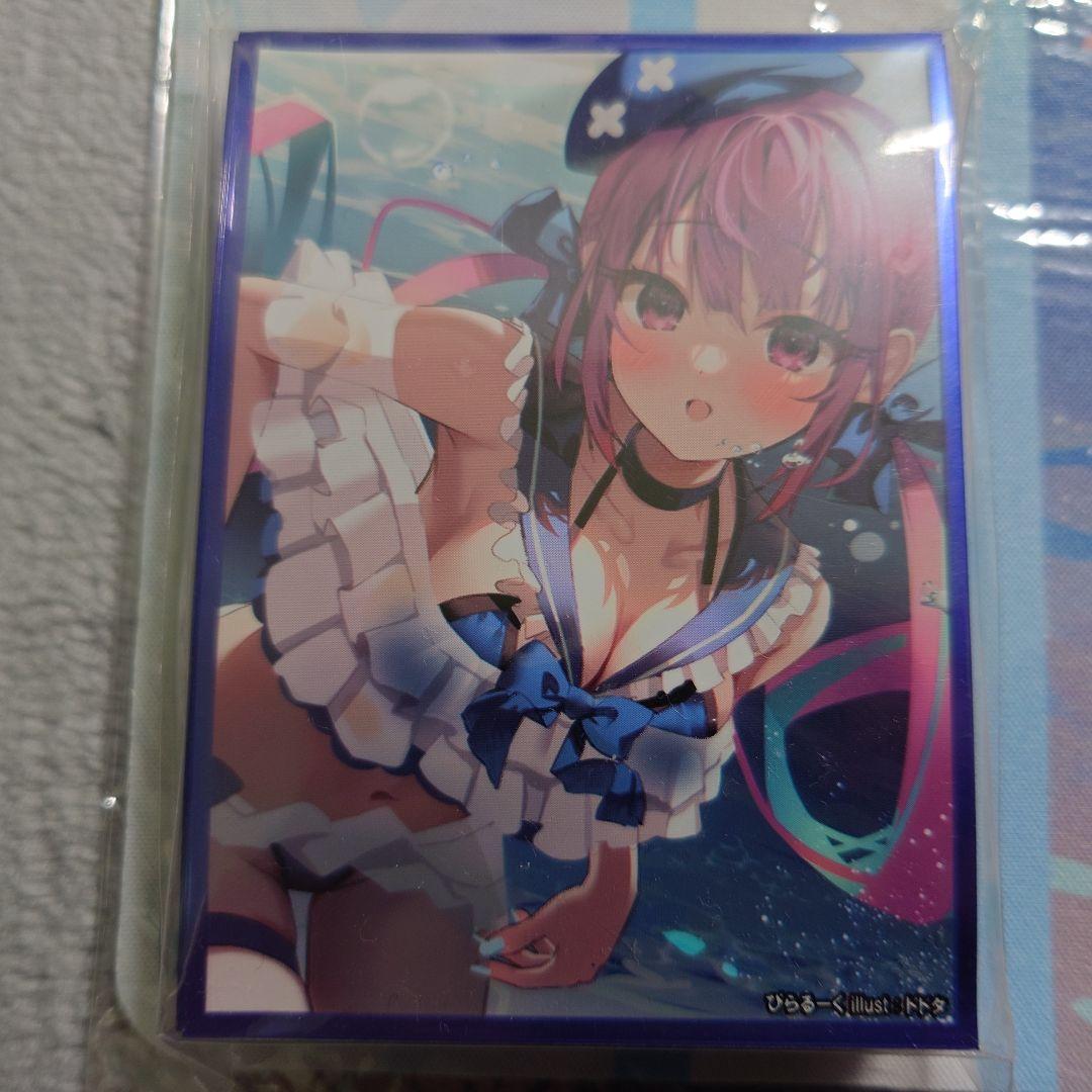 α2 ホロライブ 水着&水中 湊あくあ スリーブ&プレイマット