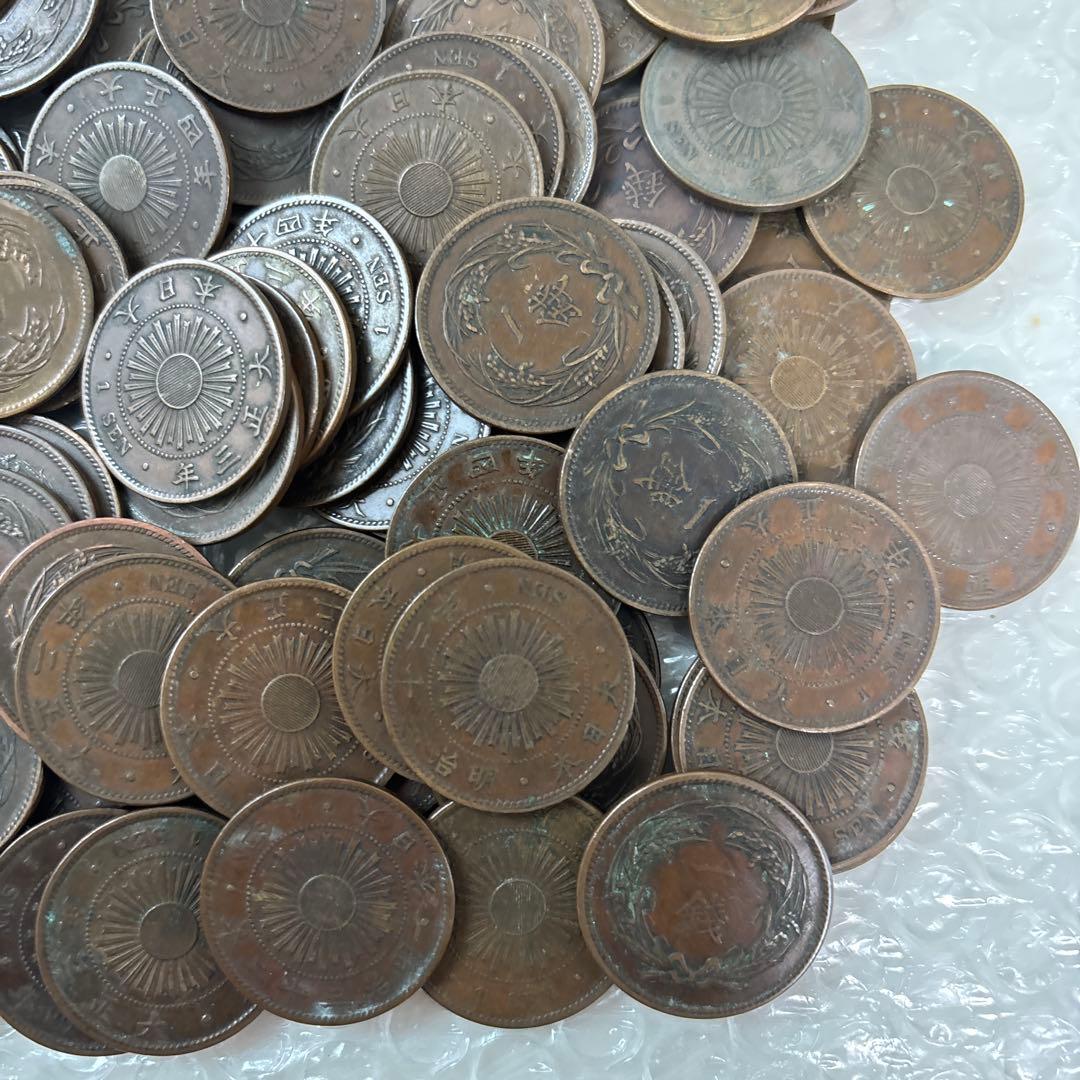 稲1銭青銅貨 100枚　まとめ　古銭　旧貨幣　2