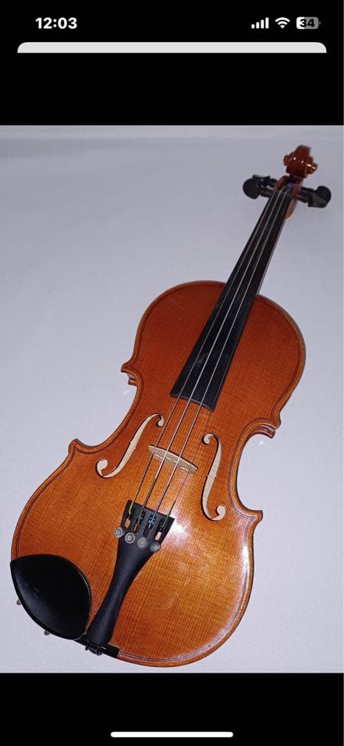 【高級モデル】スズキ製 1/8 バイオリン No.330 1994年製　ケース付
