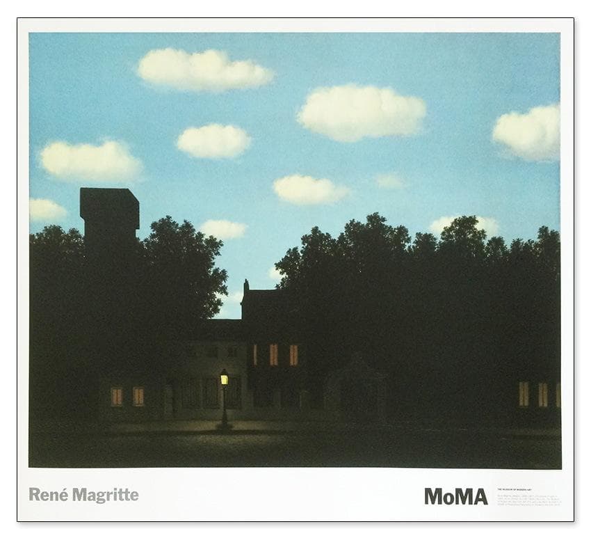 額装済/光の帝国1950/ルネ マグリット/アート/ポスター/インテリア