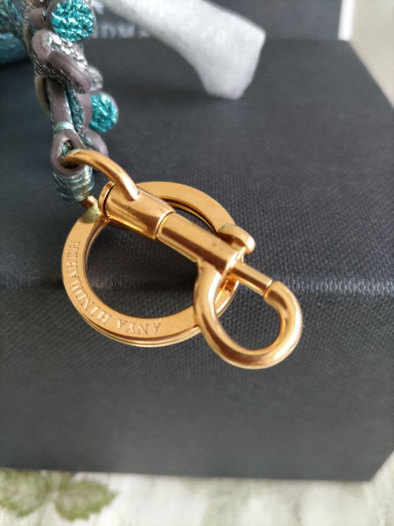 新品未使用アニヤハインドマーチ　ケース　ミニバッグ　チャーム　キーホルダー