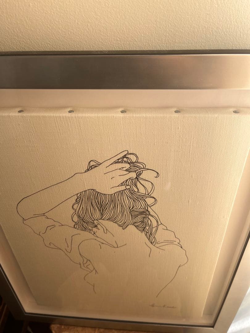 Izumi Kotoka 線画 後ろ姿の女性