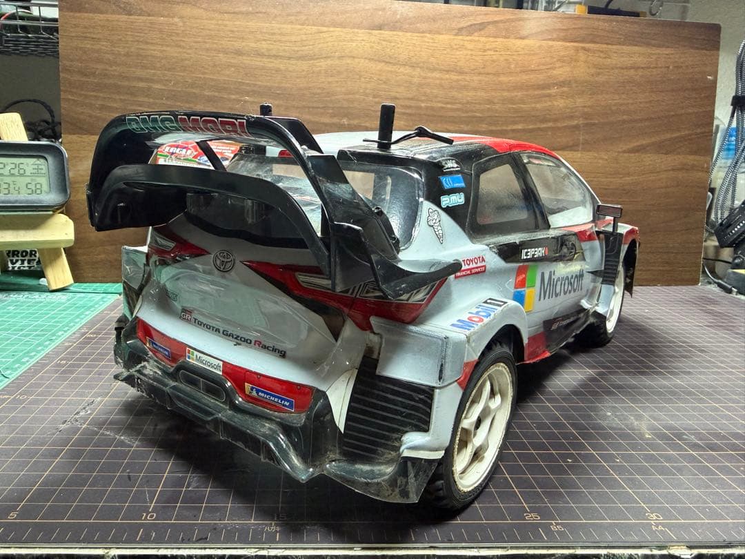 タミヤTT-02 GRヤリス　オリジナルラリー仕様