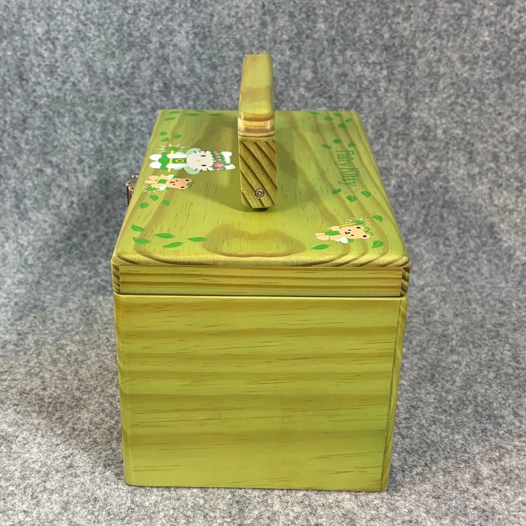 フェアリーキティ 妖精 木製 ソーイングボックス 裁縫箱 グリーン