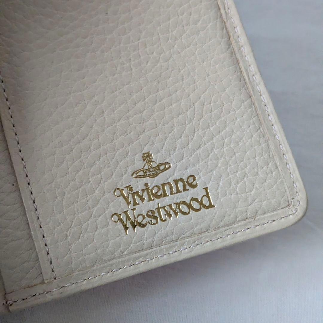 vivienne westwood ハラコ レオパード 三つ折り財布 ORB