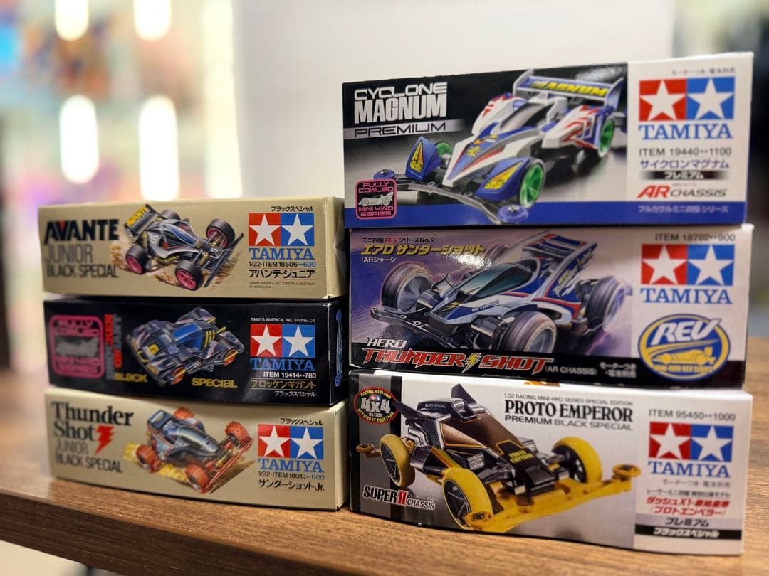 ミニ四駆　引退品　車体　6台まとめ売り