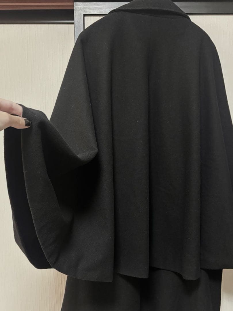 【中古】トンビコート(冬用　ウール混)