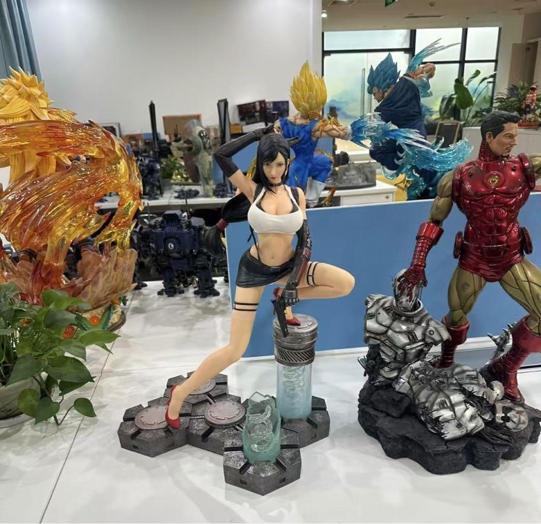 ファイナルファンタジー Ⅶ 棱石 ティファ フィギュア ガレージキットスタチュー