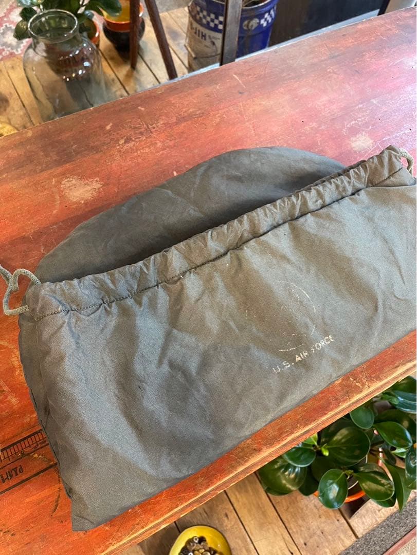 60s USAF ヘルメットバッグ 2nd 米軍実物 U.S.AIRFORCE