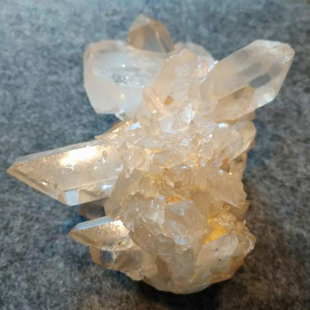 水晶④ ブラジル産 クラスター 772g 原石